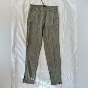 Theory women’s olive linen pant size medium
